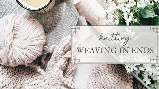 How to Weave in Knitting Ends [upl. by Sloatman489]