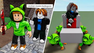 NOOB ZMUSZAŁ LUDZI DODANIA GO DO ZNAJOMYCH W ROBLOX 😭😭😭 [upl. by Rosemarie]