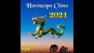 HORÓSCOPO CHINO 2024 horoscopo tarot zodiacochino horoscopochino predicciones2024 [upl. by Dino]