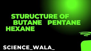 Structure of butane pentane hexane Science topic science education teacher shorts [upl. by Jeffcott750]