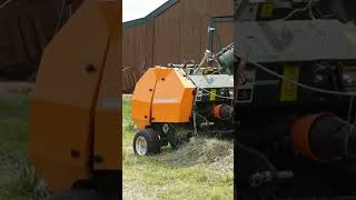 Farm Maxx Mini Round Hay Baler hay agriculture [upl. by Nylirek]