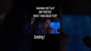 AMY REEVES  WHAT I WAS MADE FOR  Bellie Eilish  Australian Idol 2024  Top 8 [upl. by Cadel]