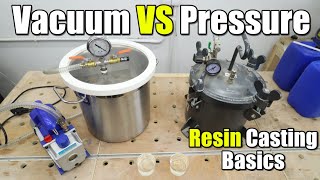 Pressure VS Vacuum  Which one is Better for Resin Casting  Resin Casting Basics [upl. by Slein]