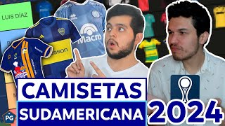 TIERLIST PEORES y MEJORES CAMISETAS COPA SUDAMERICANA 2024🏆⚽️ [upl. by Airottiv]