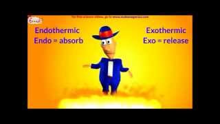 Exothermic and Endothermic Reactions  Video for kids [upl. by Einberger584]