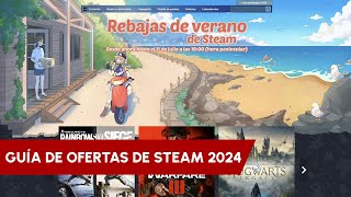 GUÍA de OFERTAS DE VERANO de STEAM 2024 Cómo COMPRAR BIEN y al MEJOR PRECIO [upl. by Tnafni289]