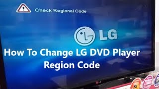 How To Change LG DVD Player Region Code [upl. by Nesrac]