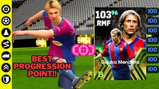 How to Train Epic Gaizka Mendieta In efootball 2025  Best Progression Point [upl. by Namyaw406]