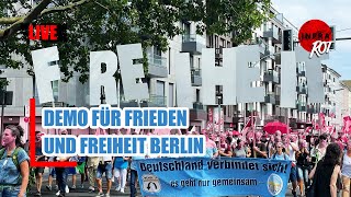 LIVE DEMO für Frieden und Freiheit BERLIN [upl. by Nivar165]