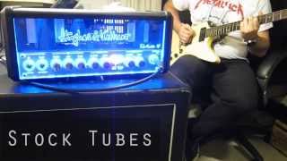 Hughes and Kettner Tubemeister Tube replacement soundtest Mullard Tung Sol [upl. by Nosnar]