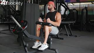 Seated Machine Calf Raises with voice explanation  Legs amp Glutes Fitness Exercise [upl. by Niwle]