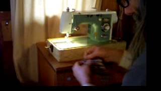 Powerful Janome New Home Double Duty Sewing Machine Demo Video [upl. by Alywt]