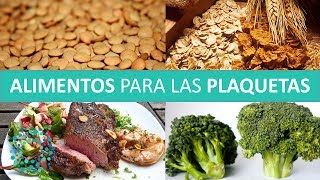 ALIMENTOS PARA SUBIR las PLAQUETAS [upl. by Alyahc]