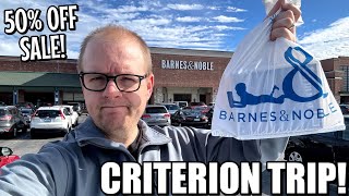 Criterion Barnes And Noble TRIP And Haul  50 Off Sale [upl. by Thane]