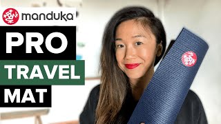 Manduka PRO Travel Yoga Mat 25mm Review minimalist travel [upl. by Pacorro974]