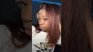 From Jet black to chocolate brown 🍫😍hairstyle hairtutorial youtubeshorts wigs [upl. by Niak8]