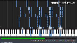 Once Again  Tristam  Synthesia Piano [upl. by Cobb]