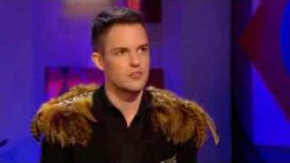 Brandon Flowers from The Killers interview on Jonathan Ross [upl. by Kubetz]