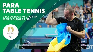 An Incredible Para Table Tennis Final Where Viktor Didukh Wins M28 Gold 🥇🇺🇦 [upl. by Dahle]