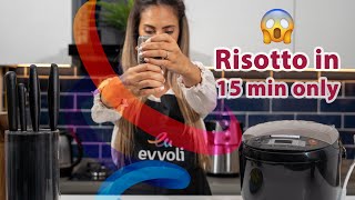 Evvoli rise cooker make risotto in 15 min only [upl. by Clapper664]