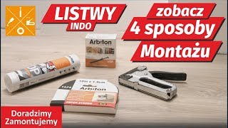 Listwy przypodłogowe INDO  Poradnik jak montować pokazujemy 4 sposoby montażu [upl. by Gnek]