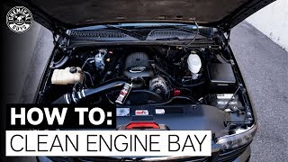 How To Clean Engine Bay GMC Sierra Truck  Chemical Guys [upl. by Creedon425]