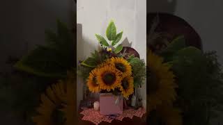 Ramo de girasoles🌻 flowers girasoles shortsvideo [upl. by Marlin376]