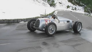 AUTO UNION 16 ZYLINDER HILLCLIMBRACE CAR  INTGROSSGLOCKNER GRAND PRIX 2017  HD [upl. by Ettevi266]