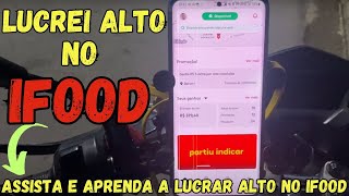 DOMINGÃO ABENÇOADO NO IFOOD VEJA QUANTO FIZ 🤑🤑 [upl. by Jovitah]