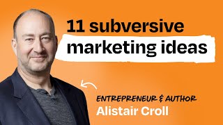 Just evil enough Subversive marketing strategies for startups  Alistair Croll [upl. by Mcgee]