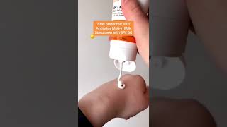 Creator skintreats shows off anthelios MeltInMilk Sunscreen SPF 60 [upl. by Maurits816]