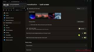 How to Customize the Lock Screen Background Windows 11 [upl. by Finn809]