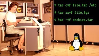 Linux tar Command Tutorial with Examples tar targz tgz [upl. by Yticilef]