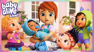 LIVE The Babies And Charlies Fun Adventures 👶 BRAND NEW Episodes Weekly 🔴 Baby Alive Season 4 [upl. by Berglund111]