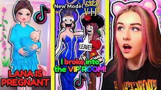 CRAZIEST TIKTOKS In The NEW UPDATE in DRESS TO IMPRESS Halloween Outfits amp Funny Videos Reactions [upl. by Nesnar]