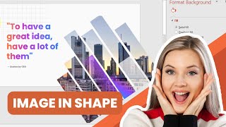 How to Insert a Photo in a Shape Powerpoint [upl. by Rosenkranz]