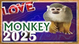 Monkey Horoscope 2025  Love  Born 2016 2004 1992 1980 1968 1956 1944 1932 [upl. by Ashia]