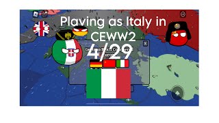 Dominate Europe as Italy in CEWW2 Roblox [upl. by Norvin]