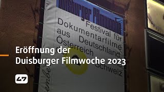 STUDIO 47 live  ERÖFFNUNG DER DUISBURGER FILMWOCHE 2023 [upl. by Holna]