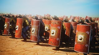 Roman Empire Vs Sassanid Empire Battle of Edessa 260 AD  Cinematic [upl. by Yemiaj]