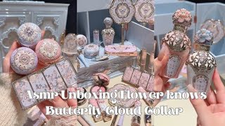 Asmr Unboxing Flower Knows Makeup Setsasmr unboxing flowerknows makeup mydailyvlog aesthetic [upl. by Tanny]