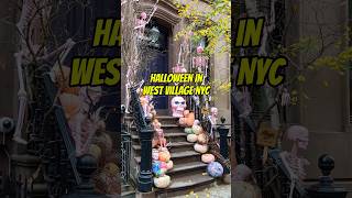 👻 Halloween in NYC  West Village Spooky Houses newyorkcity [upl. by Jary]