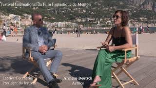 Armelle Deutsch actrice interview FIFF 2024 [upl. by Ahsinirt823]