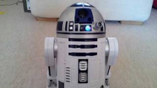 STAR WARS INTERACTIVE R2D2 ASTROMECH DROID ROBOT [upl. by Moyra]