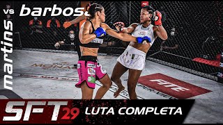 LUTA COMPLETA MMA  SFT 29  Karoline quotMao de Pedraquot Martins vs Fernanda Barbosa [upl. by Veator]