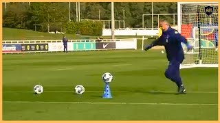 England  Goalkeeper Training [upl. by Eirdua]