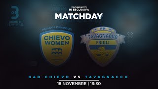 CHIEVO  TAVAGNACCO  8a GIORNATA SERIE B FEMMINILE [upl. by Nylsor]