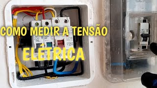 Como medir a tensão elétrica [upl. by Lledyr]