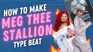 How To Make A BANGER Meg Thee Stallion Beat Using A Sample  Logic Pro X  Trap Beat [upl. by Eerat]