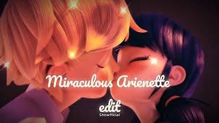 Miraculous editCat Noir Last Dance theme Arienette best love moments edit [upl. by Aniwde339]